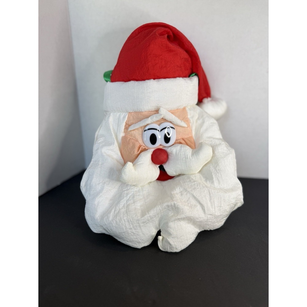 Vintage Santa door greeter, talks & sings, nose lights up! Trendmasters '92